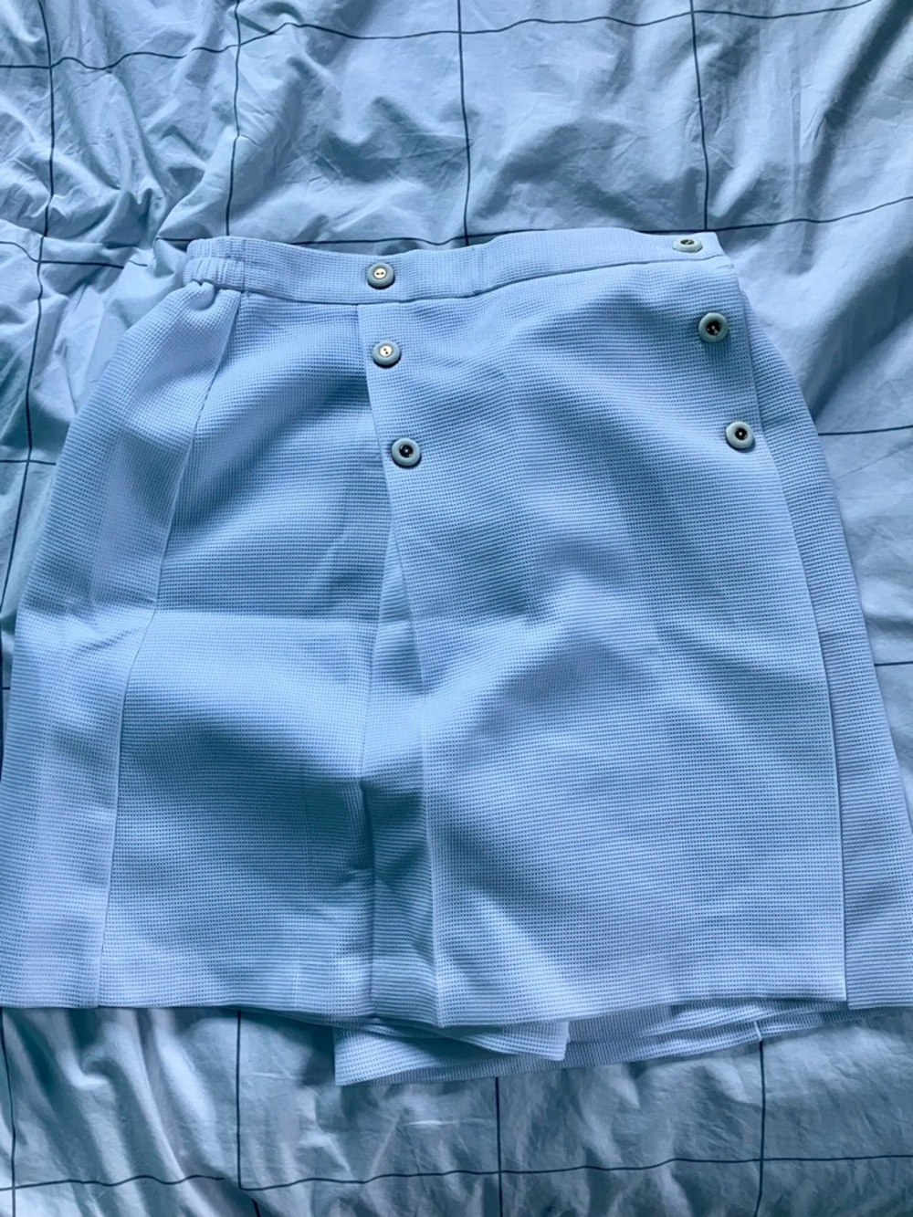 Requirements Light Blue Women’s Skort with Button Detail